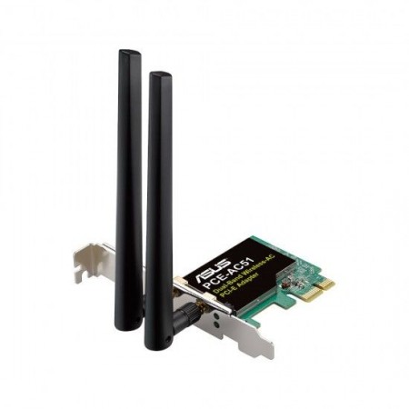 Placa de Rede Asus PCE-AC51 Wireless-AC750 Dual-band PCI Express